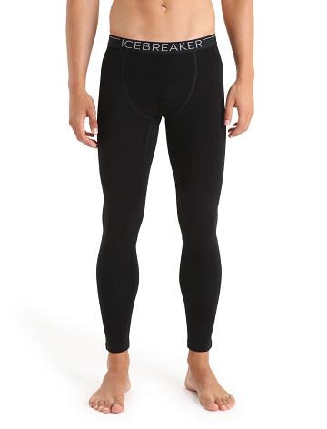 Base Layers Icebreaker 15.5 Merino Thermal Leggings Homme Noir | FR 1354FDNM